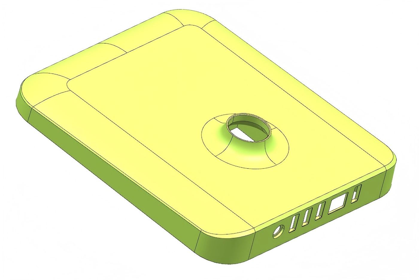 Router housing product and CAD detail